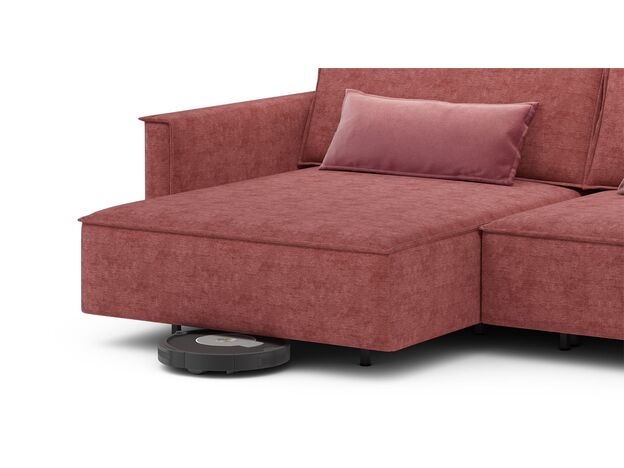 Угловой диван MOON 005 цвет красный (фото 207751)