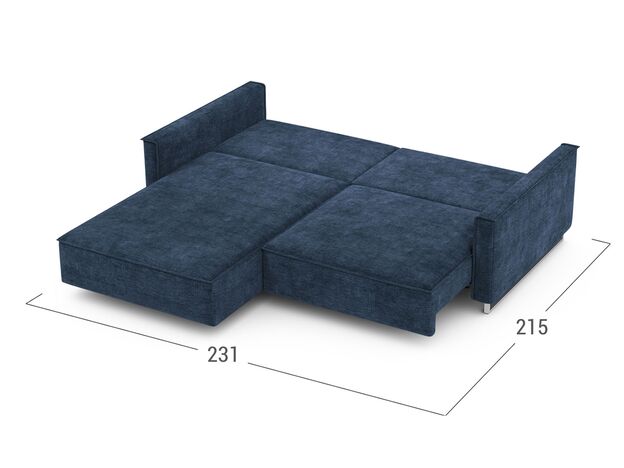 Угловой диван MOON 005 цвет синий (фото 207895)