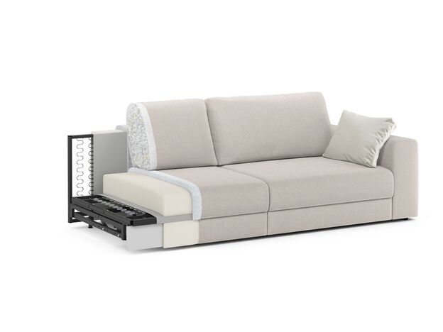 Диван MOON 007 цвет белый,бежевый (фото 208191)