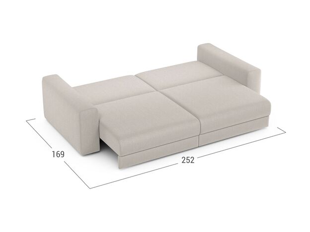 Диван MOON 007 цвет белый,бежевый (фото 208183)