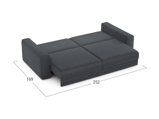 Диван MOON 007 цвет черный,серый (фото 208326) Диван MOON 007 цвет черный,серый (фото 208326)