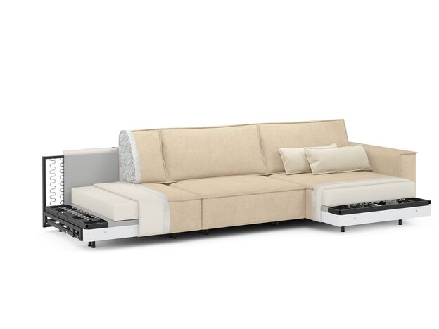 Угловой диван MOON 005 цвет бежевый (фото 207993)