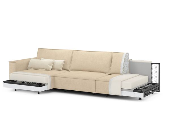 Угловой диван MOON 005 цвет бежевый (фото 208005) Угловой диван MOON 005 цвет бежевый (фото 208005)