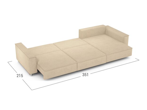 Угловой диван MOON 005 цвет бежевый (фото 207987)