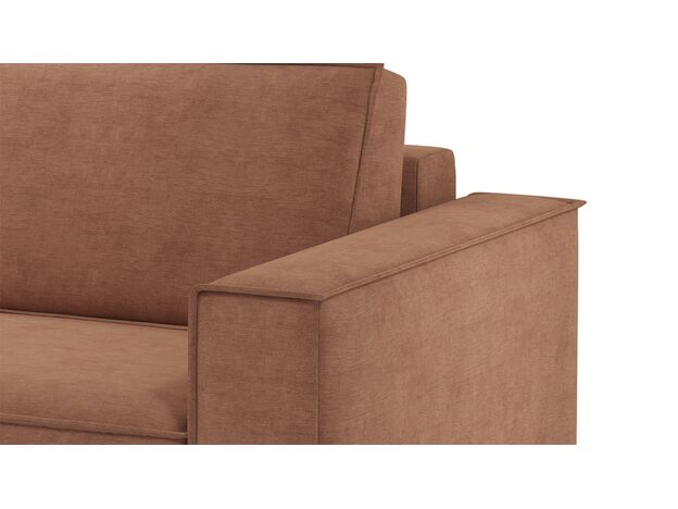 Угловой диван MOON 005 цвет оранжевый,красный (фото 208086)