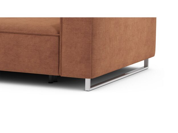 Угловой диван MOON 005 цвет оранжевый,красный (фото 208087)