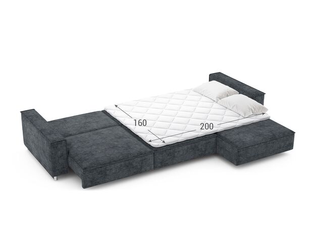 Угловой диван MOON 005 цвет черный,серый (фото 208134) Угловой диван MOON 005 цвет черный,серый (фото 208134)