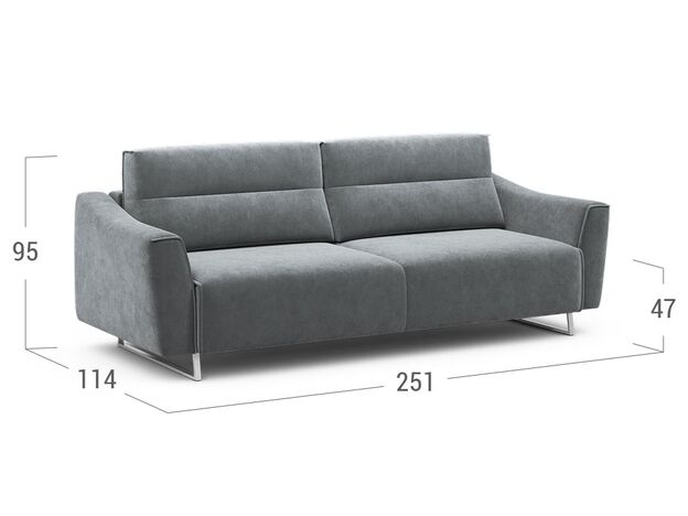 Диван MOON 172 цвет серый (фото 209585)