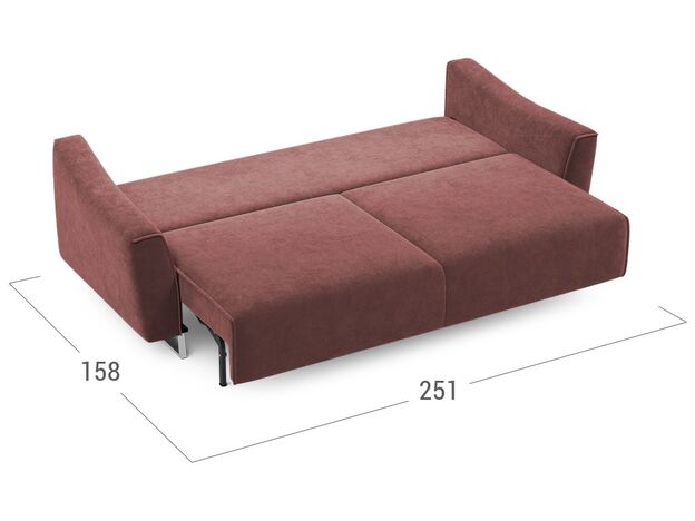 Диван MOON 172 цвет красный,бордовый (фото 209634)