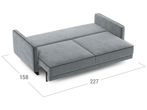 Диван MOON 178 цвет серый (фото 212735) Диван MOON 178 цвет серый (фото 212735)