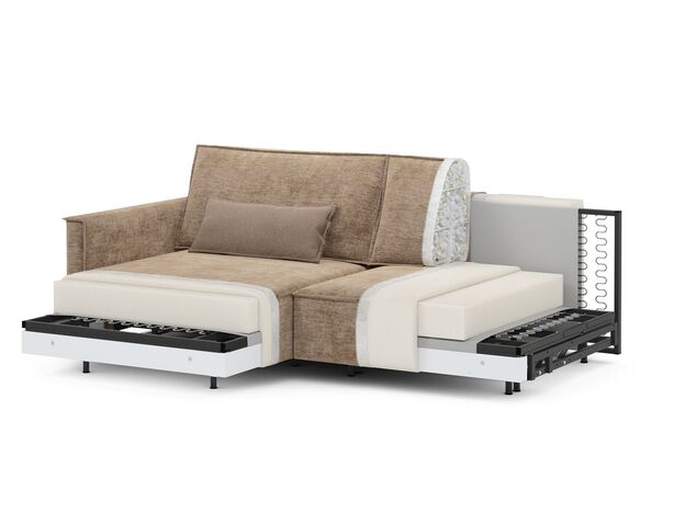 Угловой диван MOON 005 цвет коричневый (фото 213608)