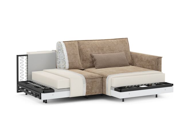 Угловой диван MOON 005 цвет коричневый (фото 213597) Угловой диван MOON 005 цвет коричневый (фото 213597)