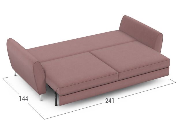 Диван MOON 176 цвет красный,розовый (фото 216605)