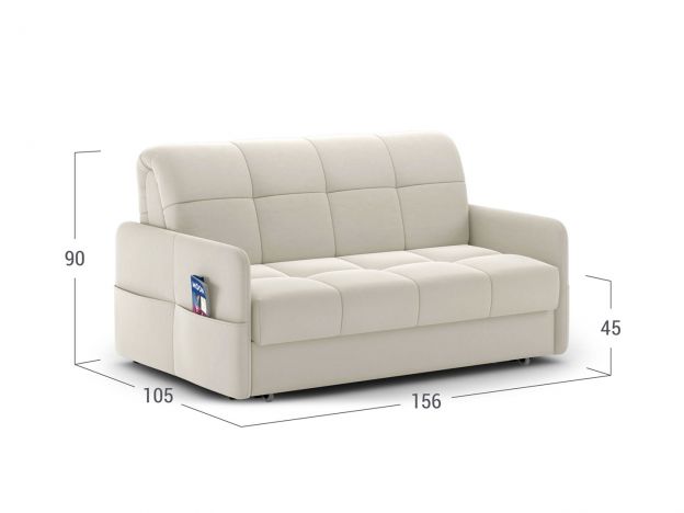 Диван MOON 120 цвет белый,бежевый (фото 182559) Диван MOON 120 цвет белый,бежевый (фото 182559)