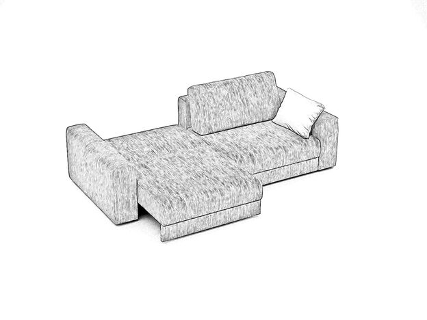 Диван MOON 007 цвет коричневый (фото 218410)