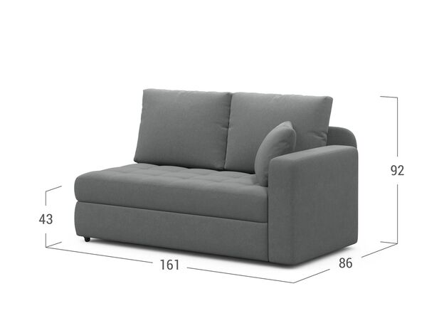 Диван кушетка MOON 074 цвет серый (фото 218811) Диван кушетка MOON 074 цвет серый (фото 218811)