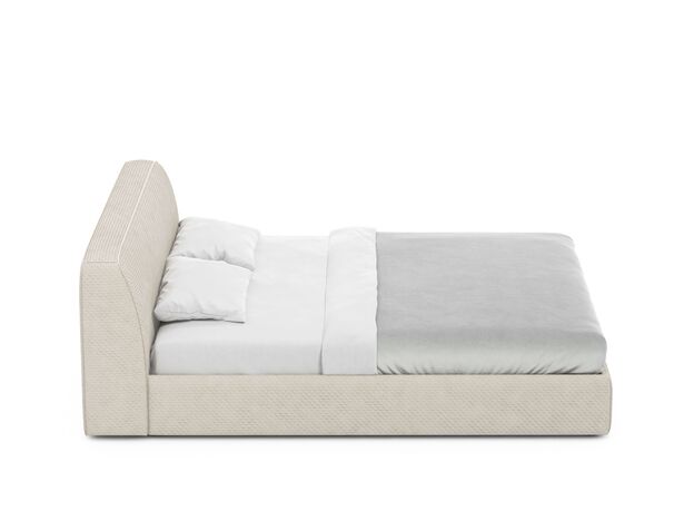Кровать с подъёмным механизмом MOON 1008 цвет белый,бежевый (фото 218961)