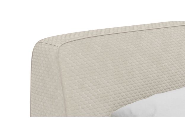 Кровать с подъёмным механизмом MOON 1008 цвет белый,бежевый (фото 218963)
