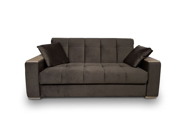 Диван MOON 107 реальное фото образца цвет коричневый (фото 219304)