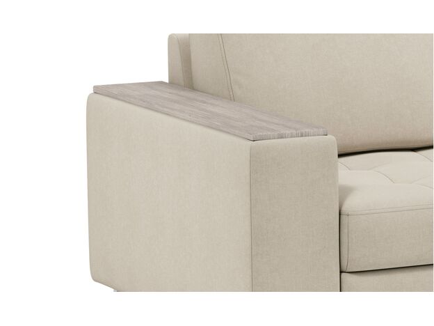 Угловой диван MOON 117 цвет белый,бежевый (фото 219438)