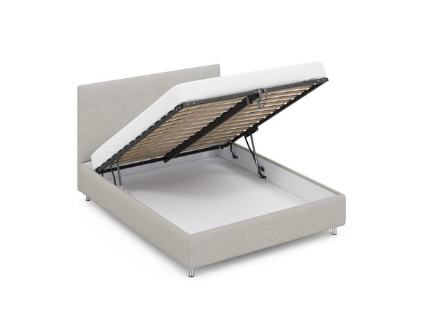 Кровать с подъемным механизмом MOON 1156 Arona цвет бежевый,серый (фото 222948) Кровать с подъемным механизмом MOON 1156 Arona цвет бежевый,серый (фото 222948)