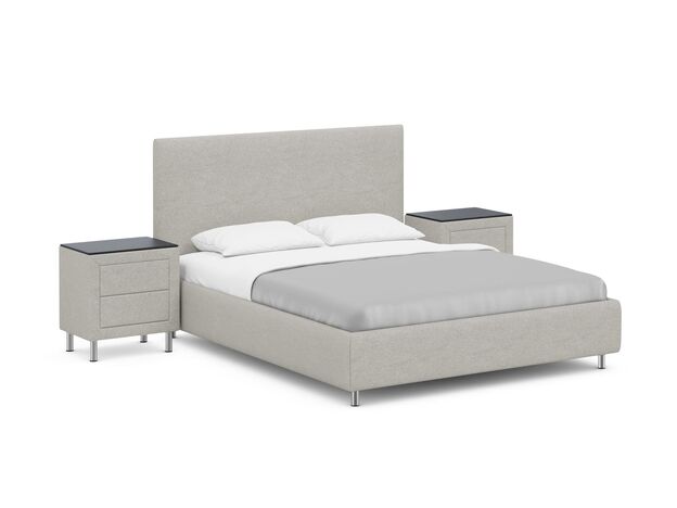 Кровать с подъемным механизмом MOON 1156 Arona цвет бежевый,серый (фото 222956) Кровать с подъемным механизмом MOON 1156 Arona цвет бежевый,серый (фото 222956)