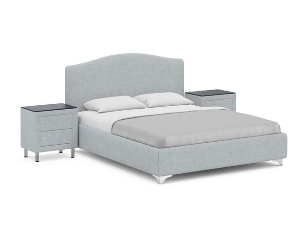 Кровать с подъемным механизмом MOON 1158 цвет серый (фото 224365)