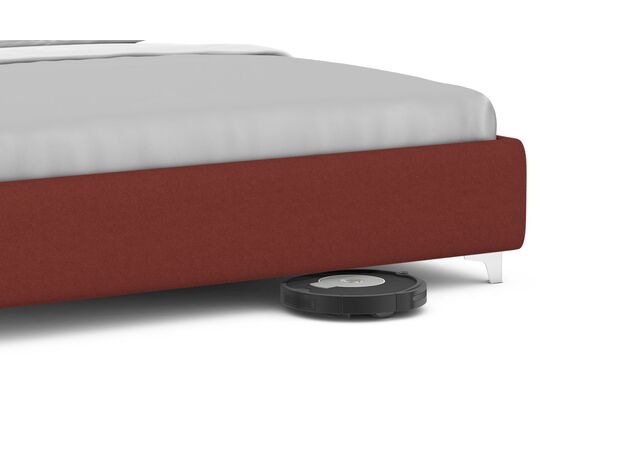 Кровать с подъемным механизмом MOON 1158 цвет красный,бордовый (фото 225365)