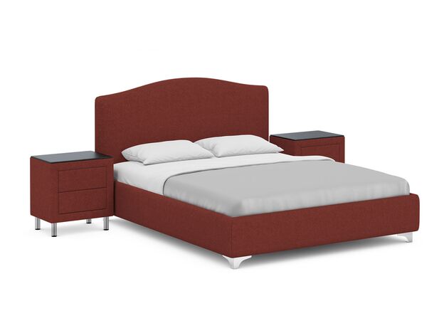Кровать с подъемным механизмом MOON 1158 цвет красный,бордовый (фото 225366)