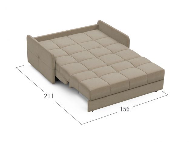 Диван MOON 120 цвет бежевый,коричневый (фото 216276) Диван MOON 120 цвет бежевый,коричневый (фото 216276)