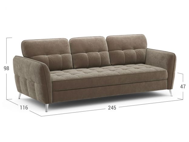 Диван MOON 175 цвет коричневый (фото 237325)