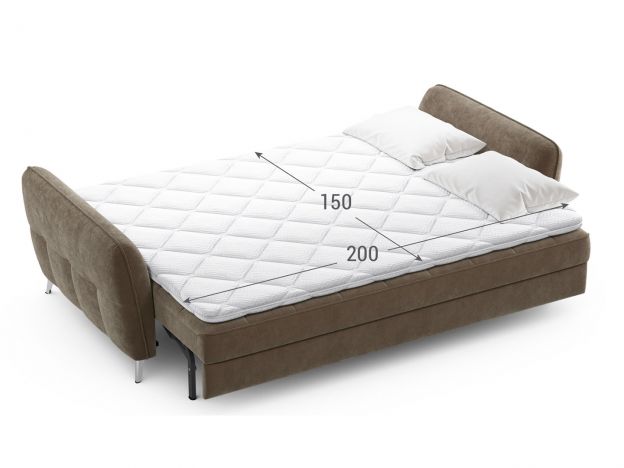 Диван MOON 175 цвет коричневый (фото 237328)