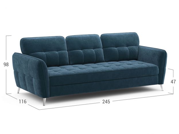 Диван MOON 175 цвет синий (фото 237401)