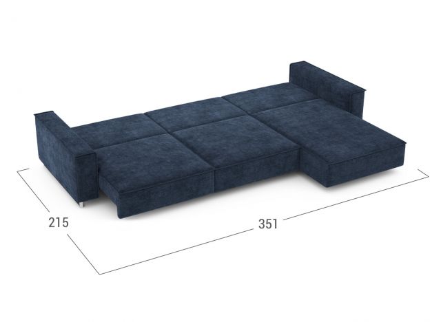 Угловой диван MOON 005 цвет синий (фото 236997) Угловой диван MOON 005 цвет синий (фото 236997)