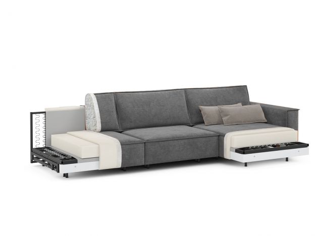 Угловой диван MOON 005 цвет серый (фото 237114) Угловой диван MOON 005 цвет серый (фото 237114)