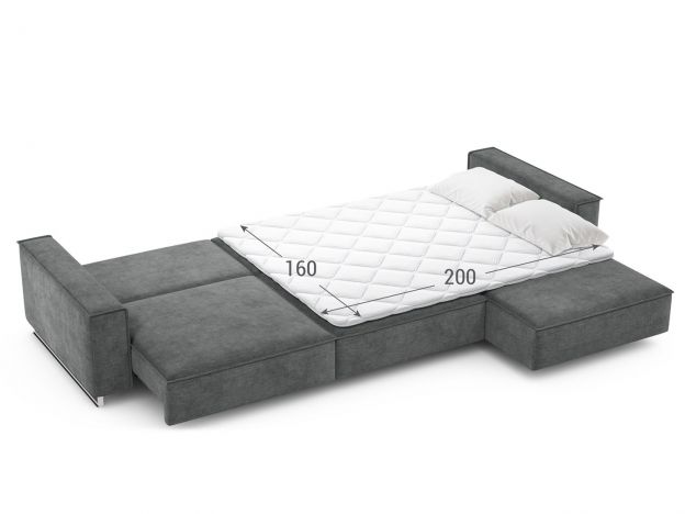 Угловой диван MOON 005 цвет серый (фото 237108) Угловой диван MOON 005 цвет серый (фото 237108)