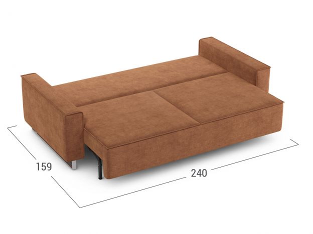 Диван MOON 005 цвет оранжевый (фото 237305)