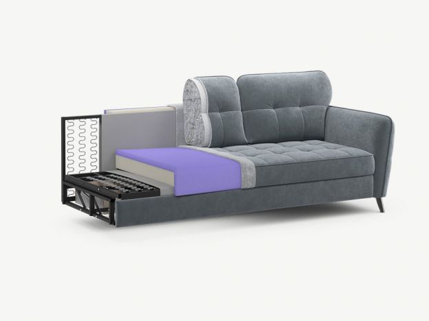 Диван MOON 175 цвет синий (фото 237409)