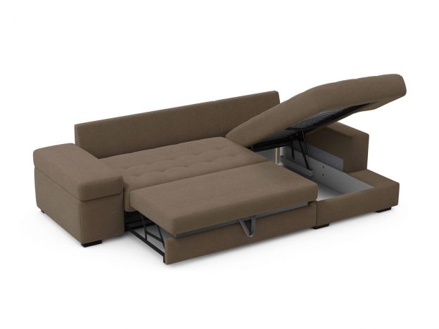 Угловой диван MOON 107 цвет коричневый (фото 238702)