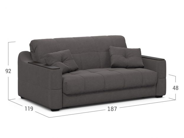 Диван MOON 116 цвет коричневый (фото 239202)