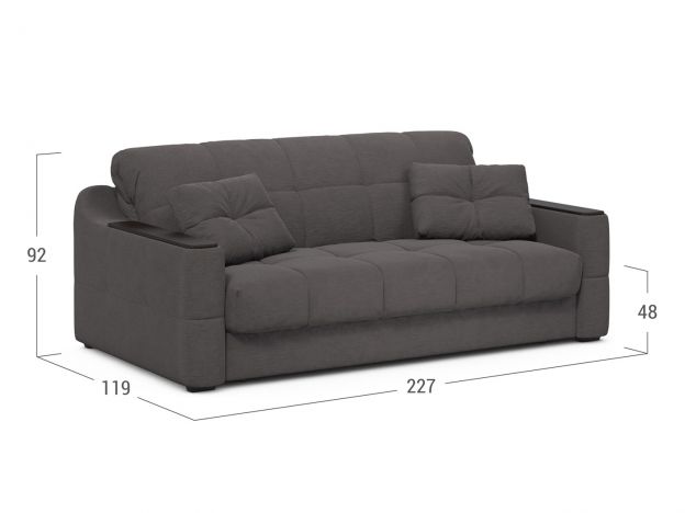 Диван MOON 116 цвет коричневый (фото 239169)