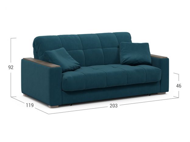 Диван MOON 107 цвет синий (фото 240061) Диван MOON 107 цвет синий (фото 240061)