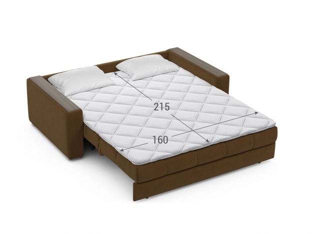 Диван MOON 107 цвет коричневый,рыжый (фото 240196)