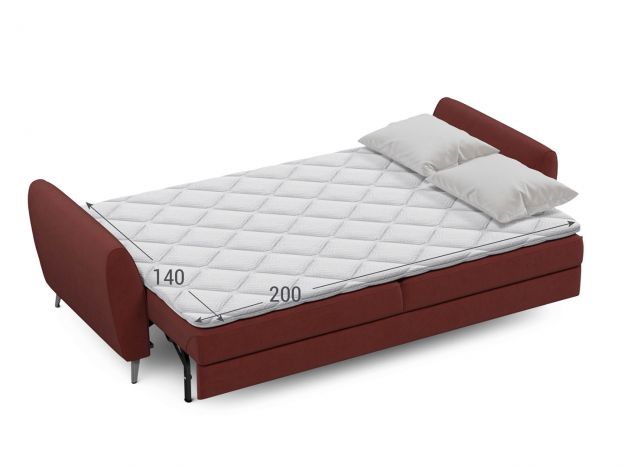 Диван MOON 176 цвет красный,бордовый (фото 241204)