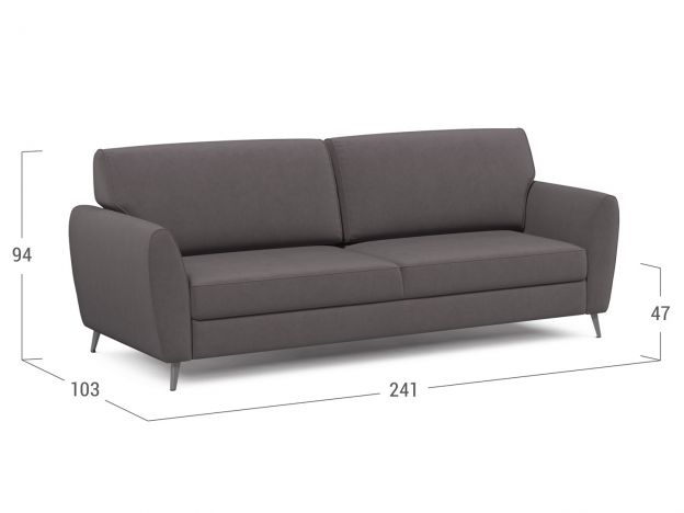 Диван MOON 176 цвет серый (фото 241272)