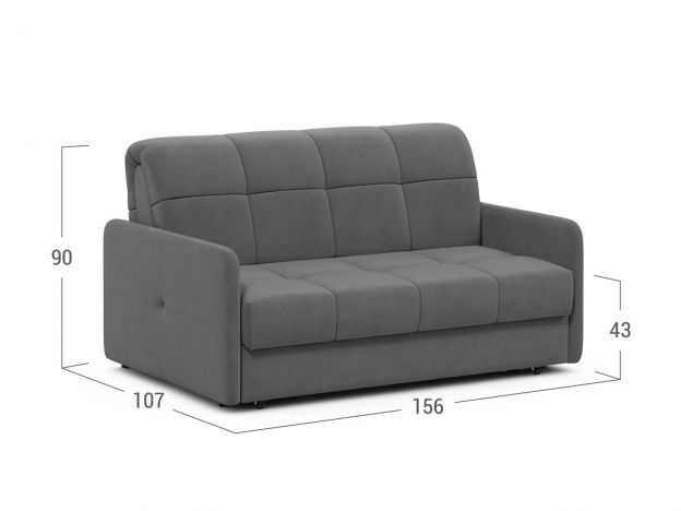 Диван MOON 120 цвет серый (фото 240898)