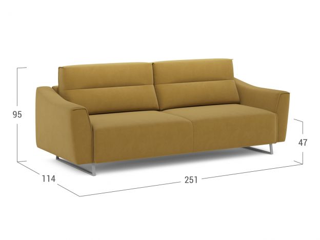 Диван MOON 172 цвет желтый (фото 244976) Диван MOON 172 цвет желтый (фото 244976)