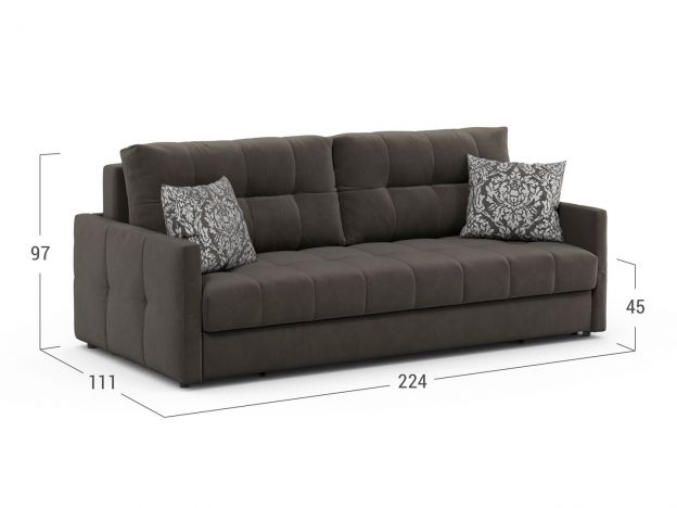 Диван MOON 015 цвет коричневый (фото 246043) Диван MOON 015 цвет коричневый (фото 246043)