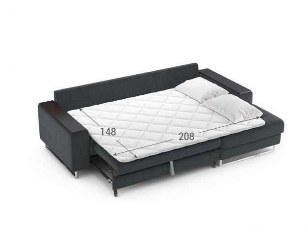 Угловой диван MOON 117 цвет черный,серый (фото 248134) Угловой диван MOON 117 цвет черный,серый (фото 248134)