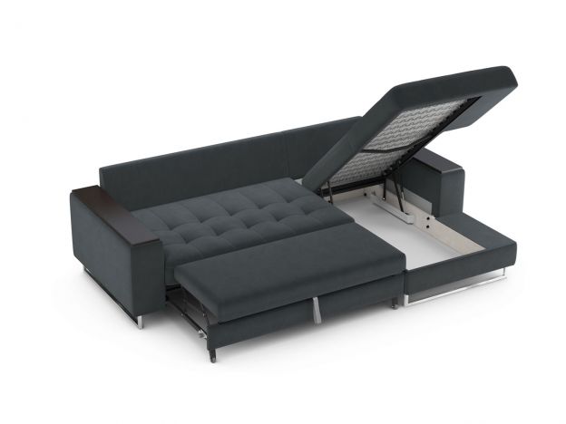 Угловой диван MOON 117 цвет черный,серый (фото 248136) Угловой диван MOON 117 цвет черный,серый (фото 248136)